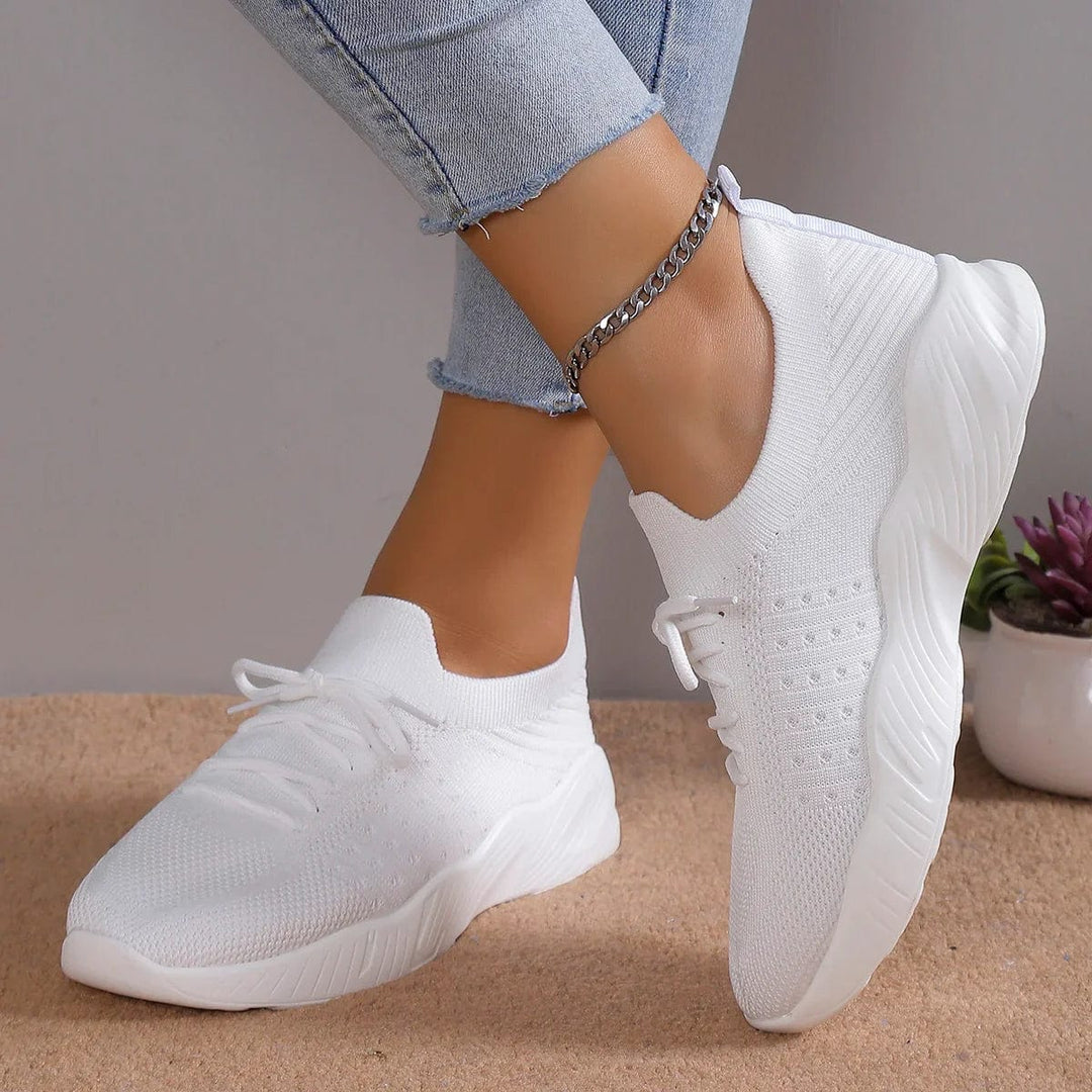 Women's Breathable Trainers White