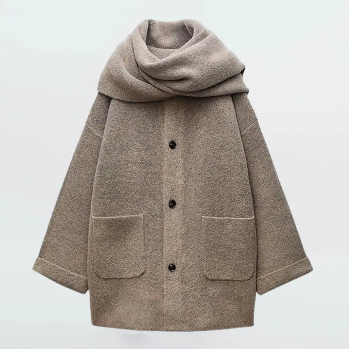 Women's Buttoned Knitted Cardigan - Stylish & Cozy Khaki