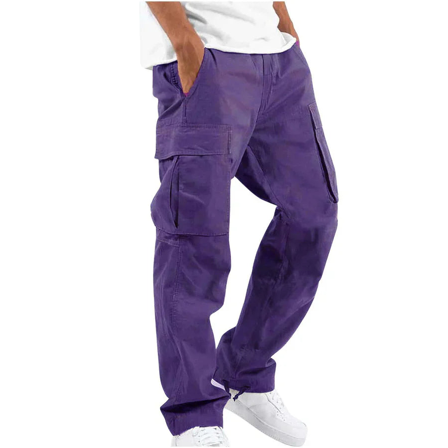 Pantalon cargo ample décontracté pour homme