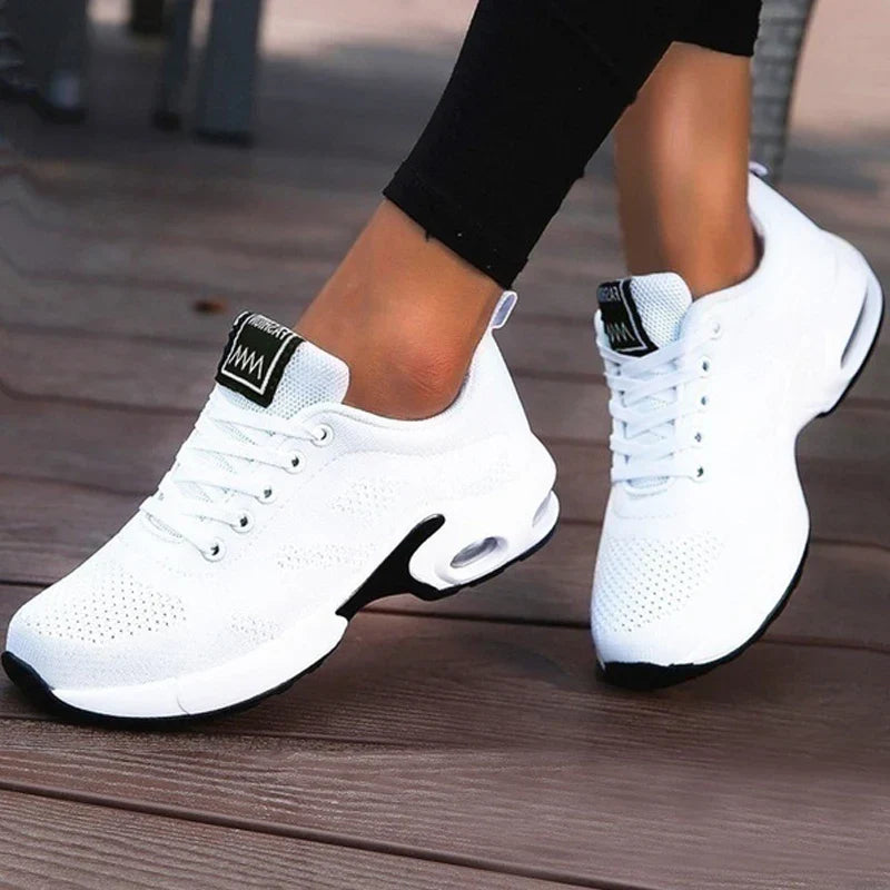 Women's CloudWalk Ergonomic Pain Relief Shoes White