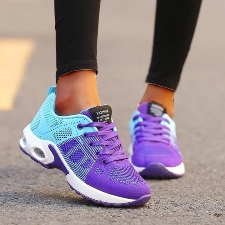 Women's CloudWalk Ergonomic Pain Relief Shoes Blue purple