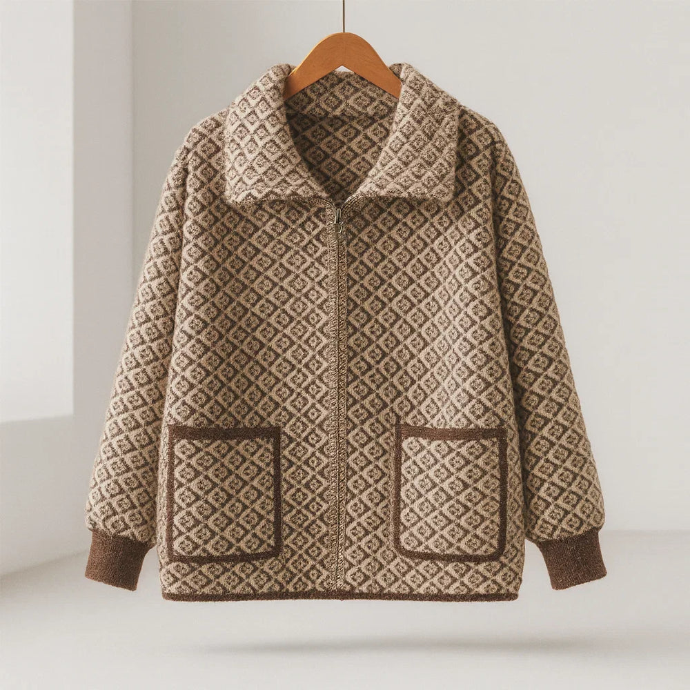 Women's Comfort Coat – Ultimate Warmth and Style. Light Brown