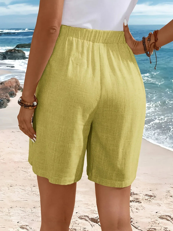 Women's Comfortable Button Shorts