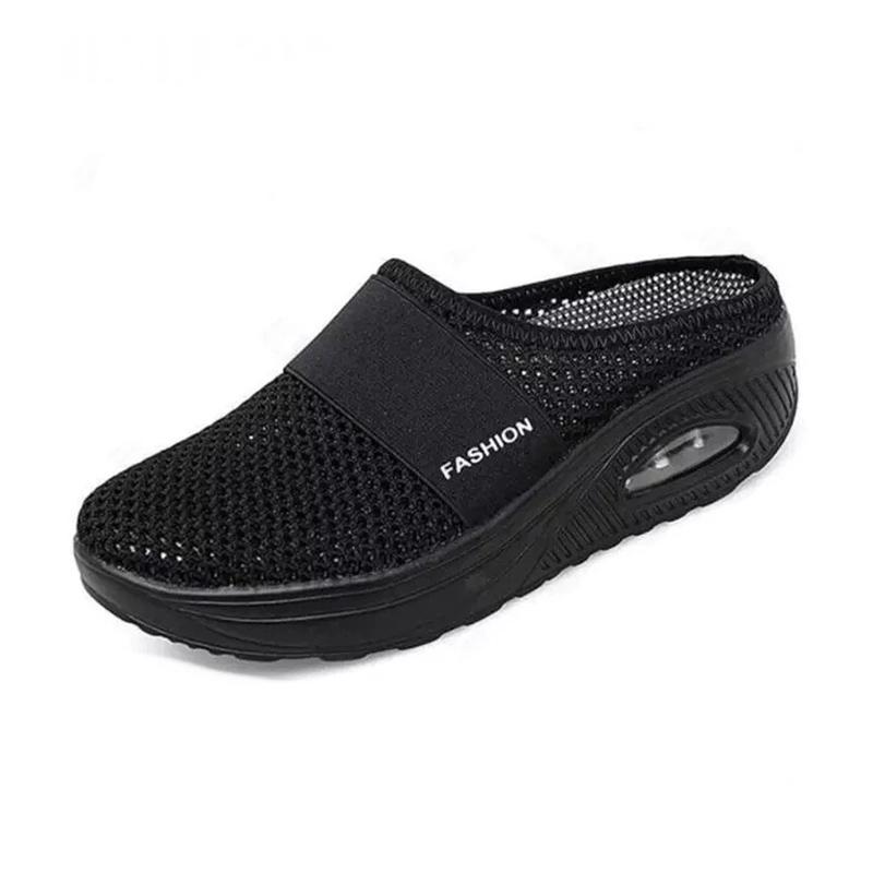 Women's Comfortable Orthopedic Walking Shoes Black