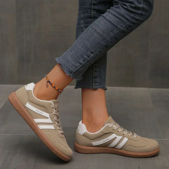 Women's Comfortable Orthopedic Walking Sneakers Khaki