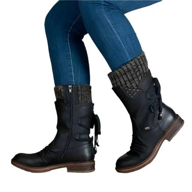 Women's Comfortable & Warm Ankle Boots Black
