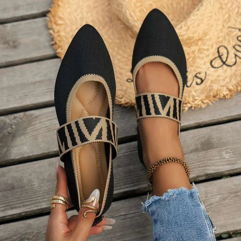 Women's Comfy Ballet Flats - Casual Flat Shoes