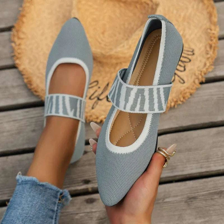Women's Comfy Casual Ballet Flats Gray