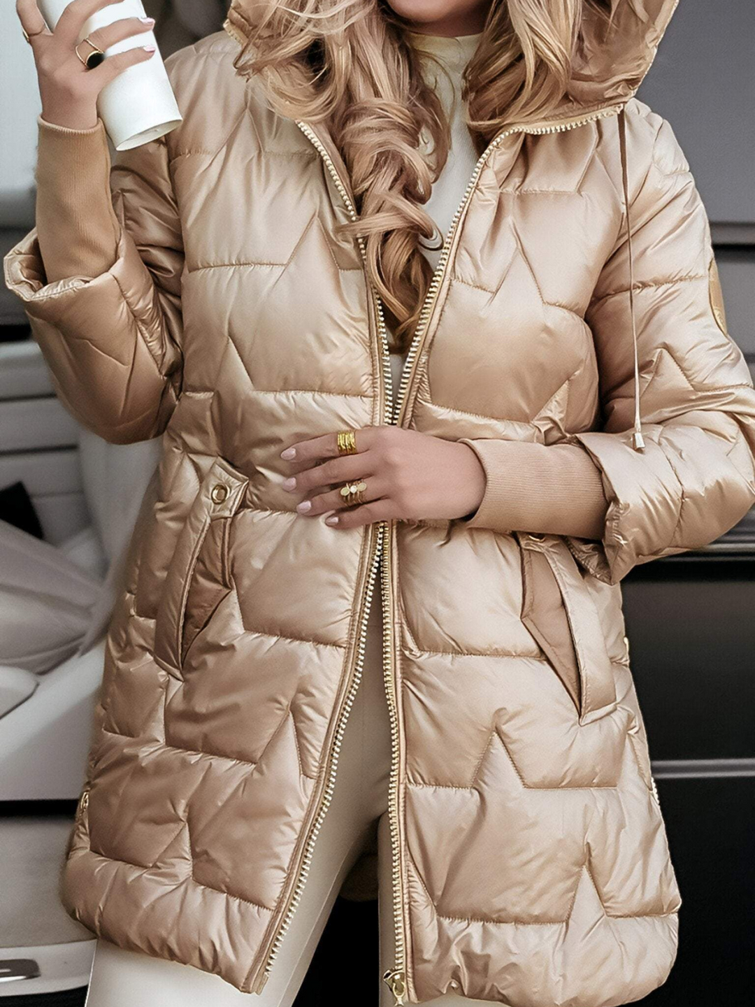 Women's Cotton Fall Jacket For Autumn Weather Comfort