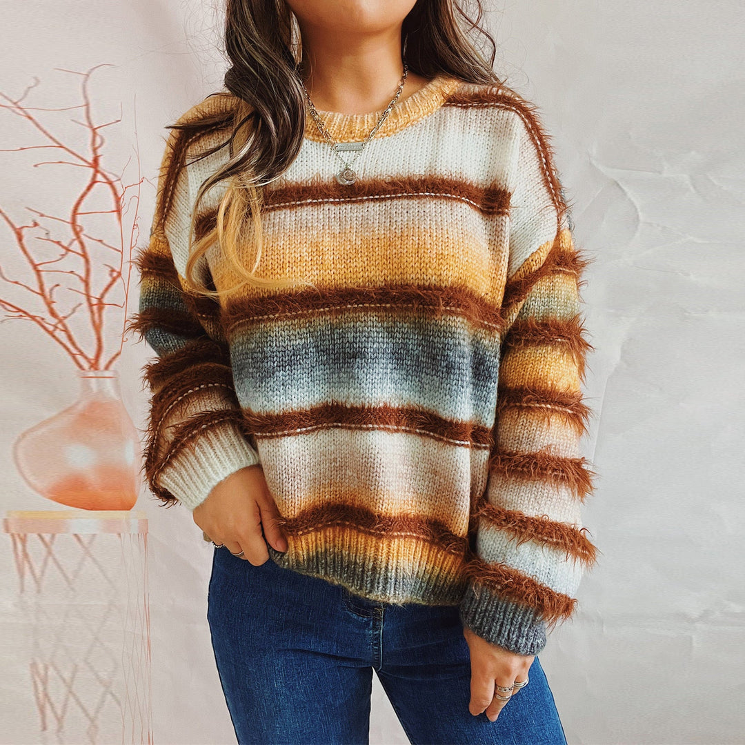 Women's Cozy Cloudfall Fuzz Sweater-MODAUTLET