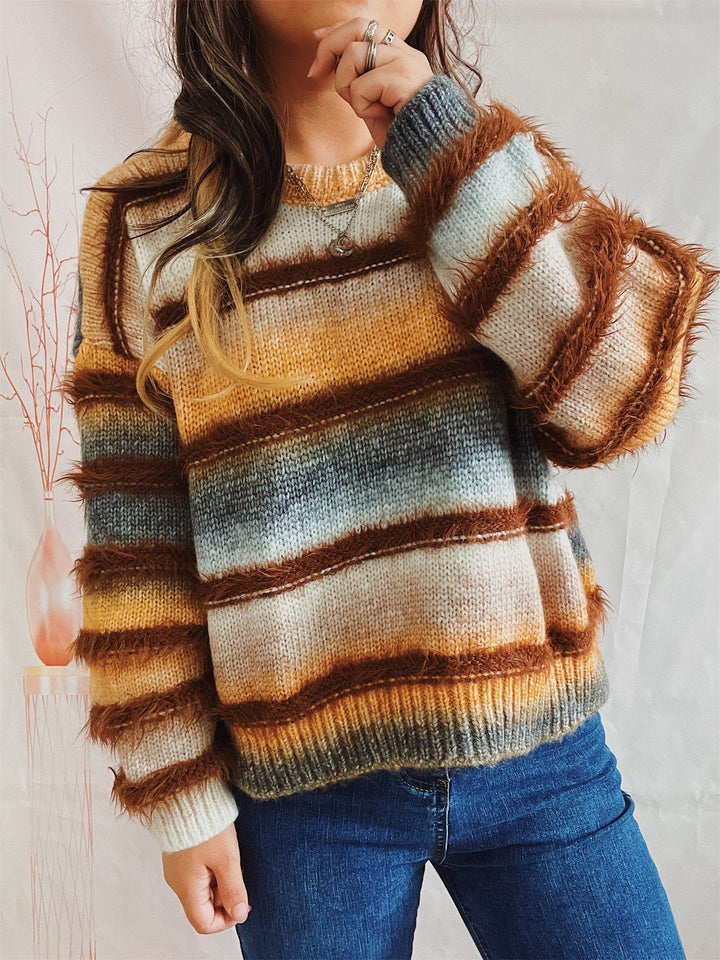 Women's Cozy Cloudfall Fuzz Sweater-MODAUTLET