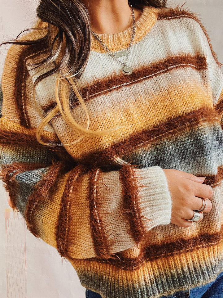 Women's Cozy Cloudfall Fuzz Sweater-MODAUTLET