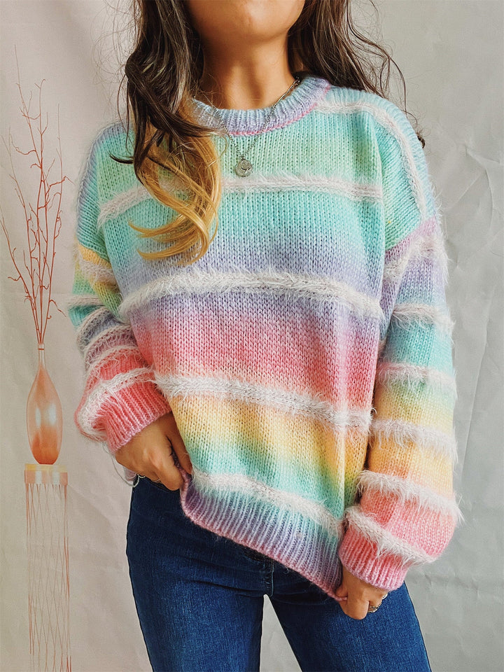 Women's Cozy Cloudfall Fuzz Sweater-MODAUTLET