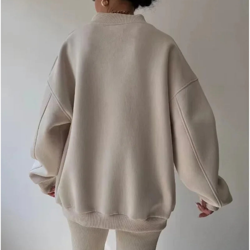 Women's Cozy Comfort Oversized Pullover-MODAUTLET