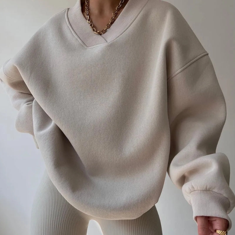Women's Cozy Comfort Oversized Pullover-MODAUTLET