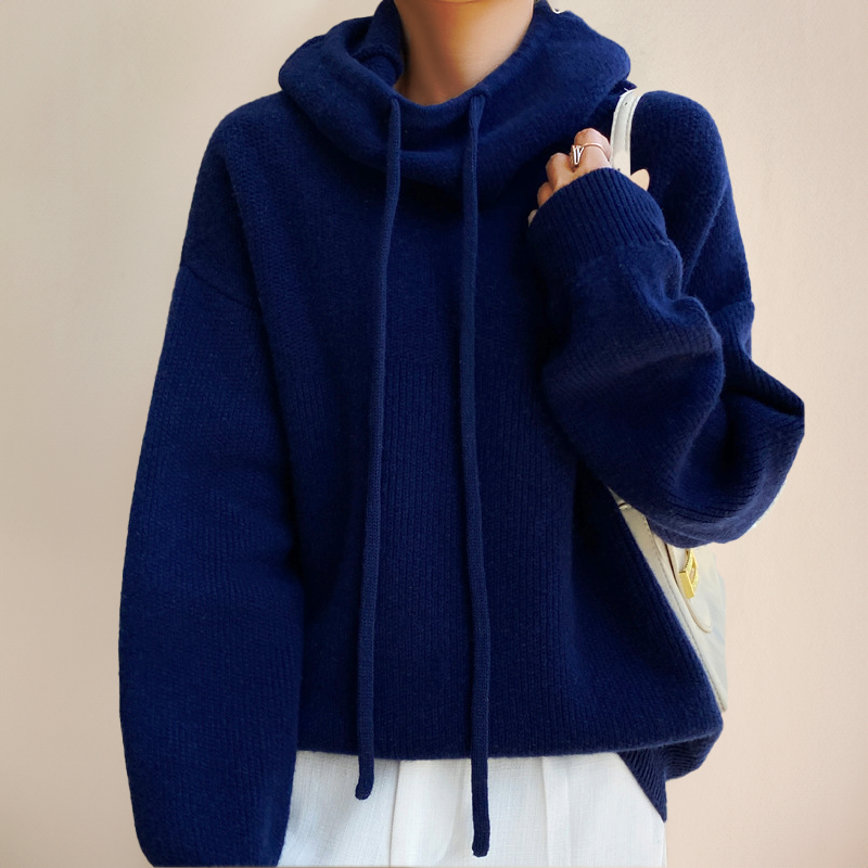 Women's Cozy Cowl Neck Hoodie-MODAUTLET