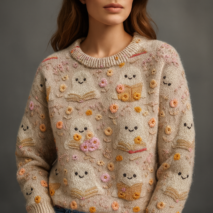 Women's Cozy Knit Sweater-MODAUTLET