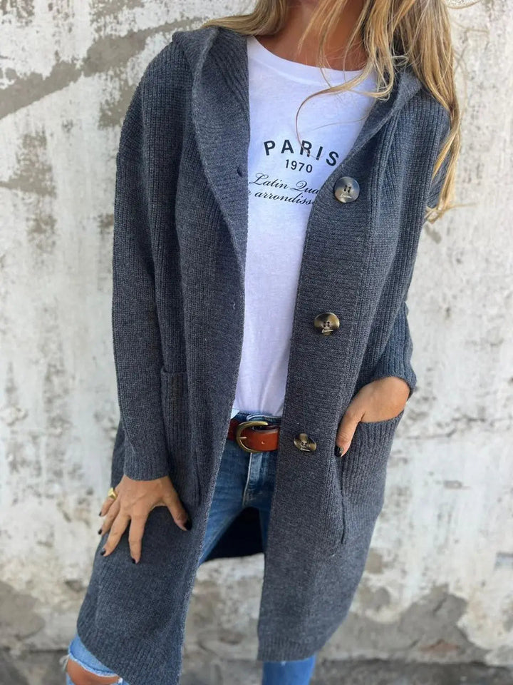 Women's Cozy Long Cardigan – Elegant Layering Essential