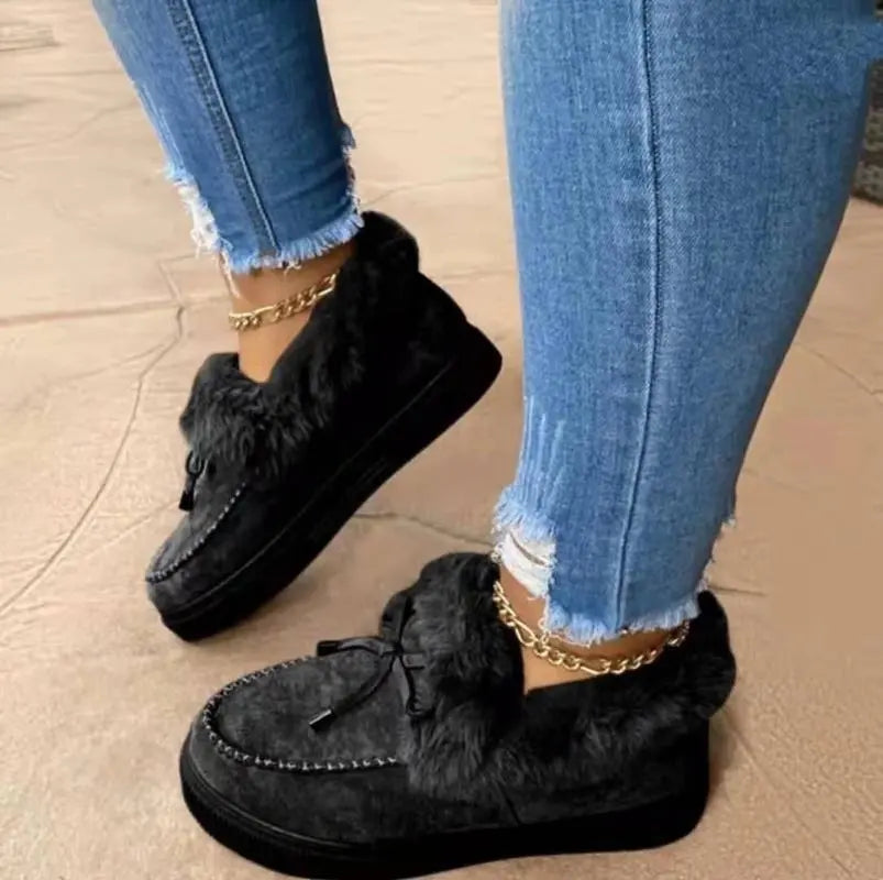 Women's Cozy & Stylish Warm Winter Boots Black