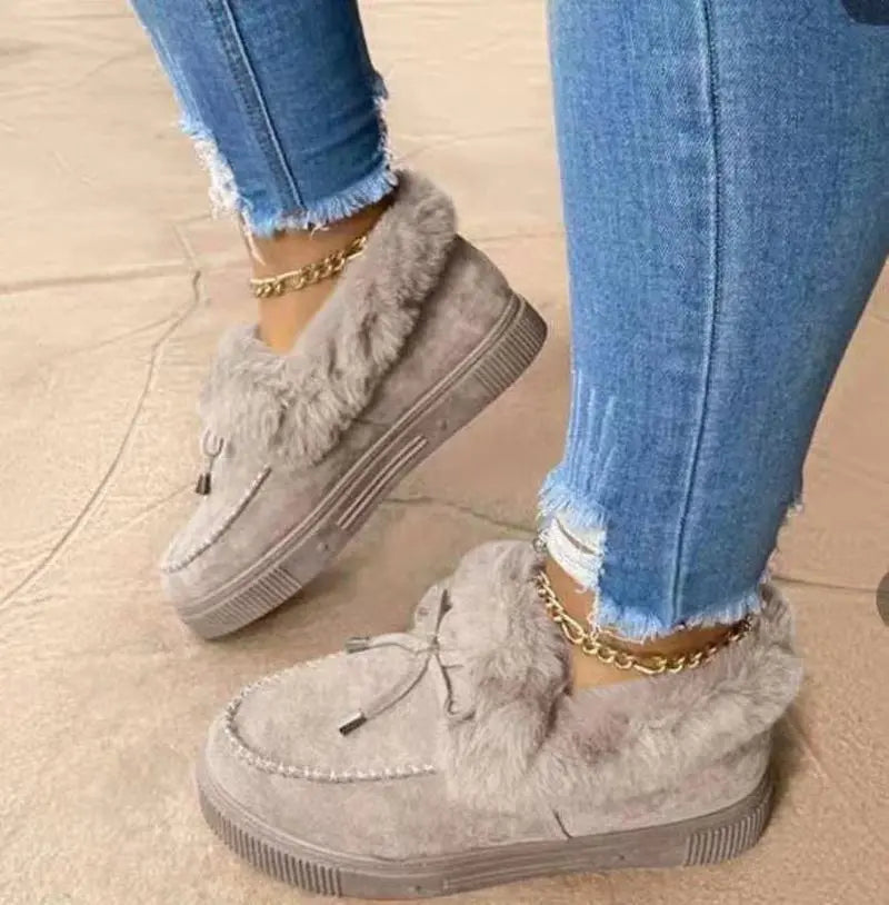 Women's Cozy & Stylish Warm Winter Boots Gray