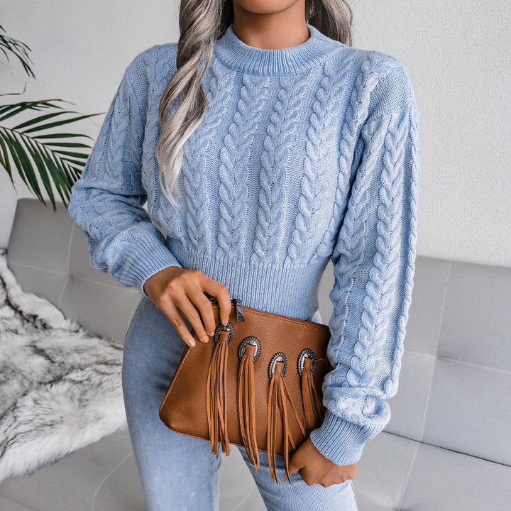 Women's Cropped Sweater - Stylish and Comfortable-MODAUTLET
