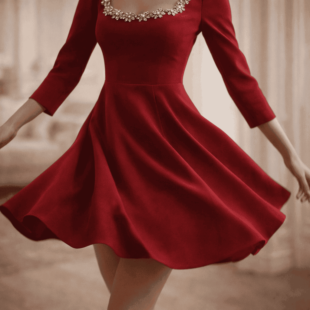 Women's Crystal Square Mini Dress