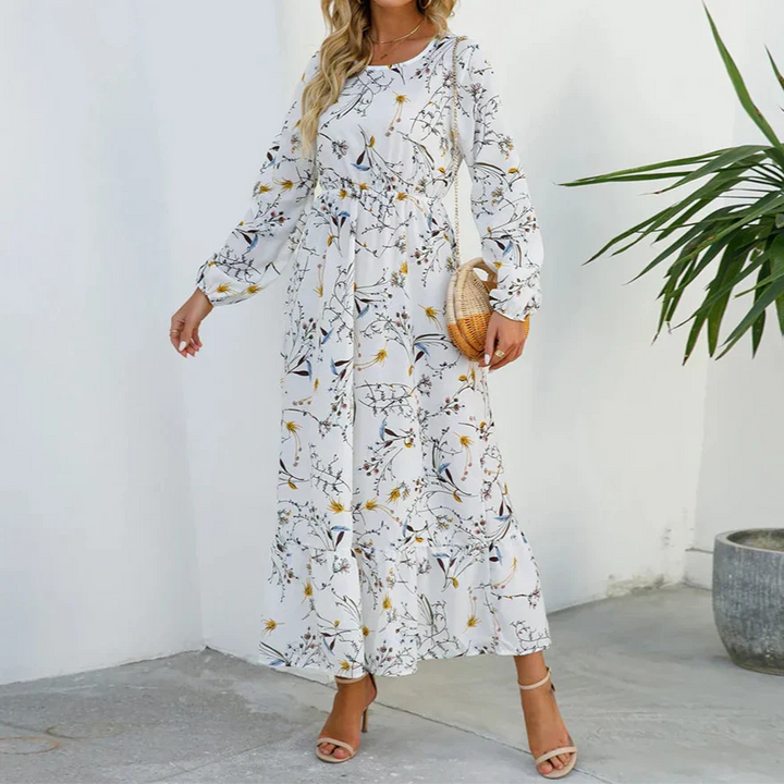 Women's Elegant Maxi Dress White