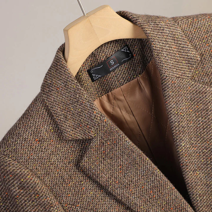 Women's Elegant Wool Blazer-MODAUTLET