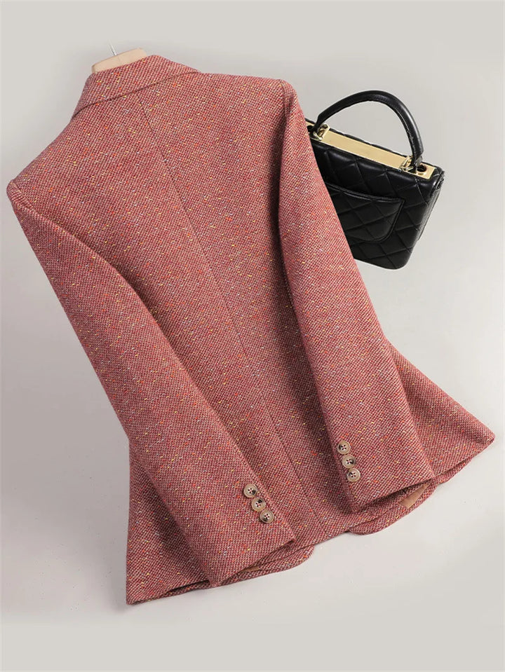 Women's Elegant Wool Blazer-MODAUTLET