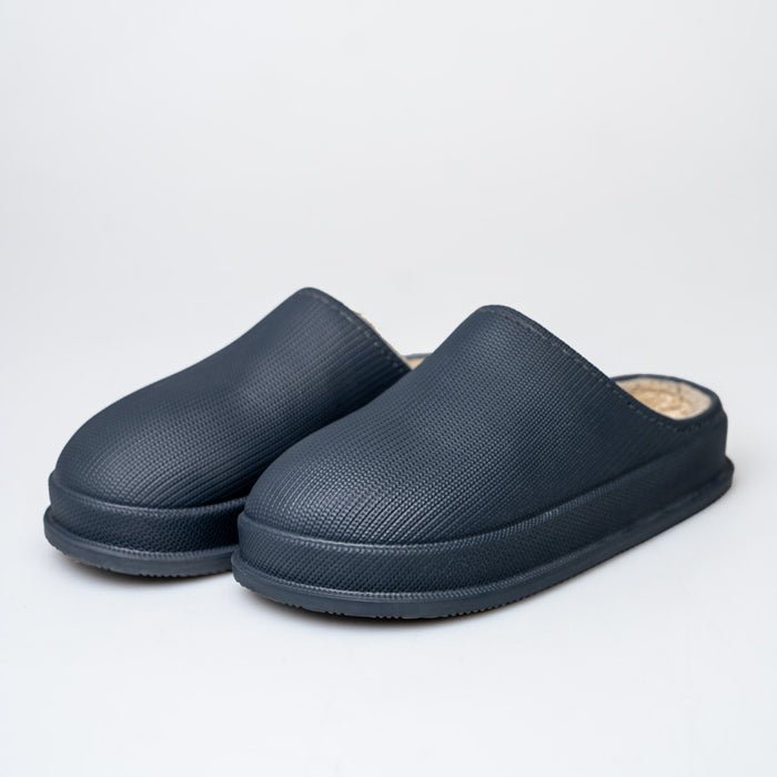 Women's Fluff Flops – Trendy and Comfortable Slippers Black