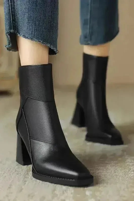 Women's Gothic Boots - Stylish and Edgy Footwear Black