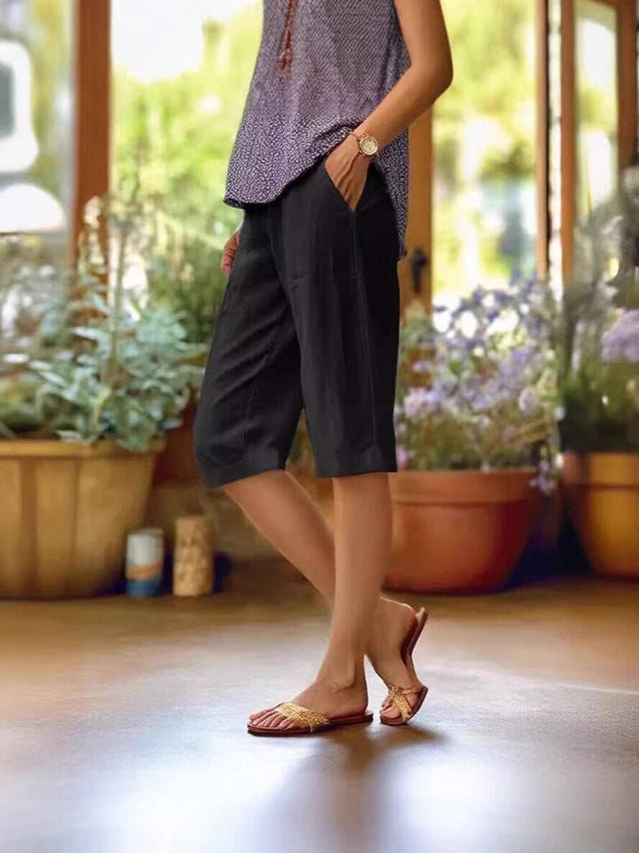 Women's Light Summer Shorts Black