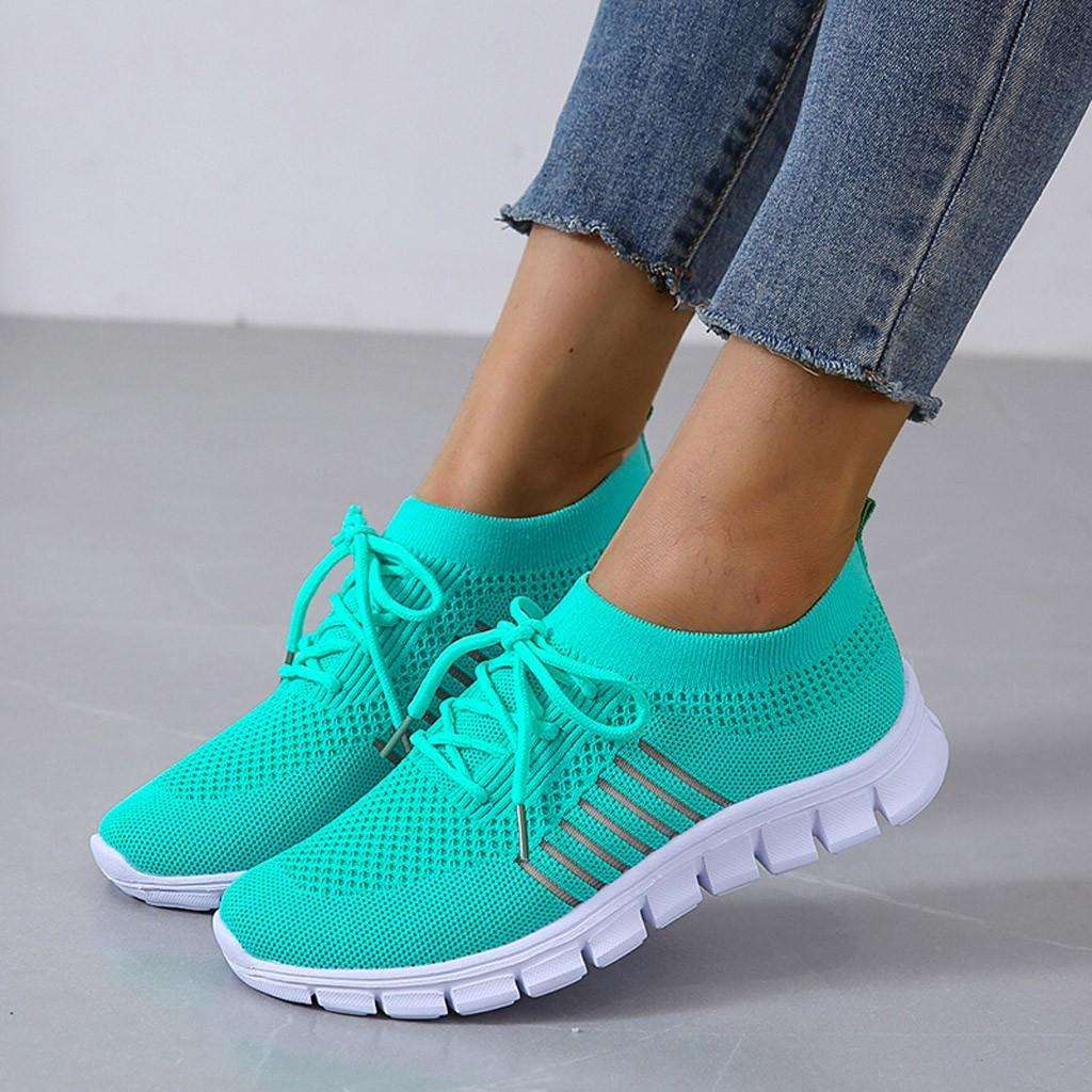 Women's Lightweight Breathable Orthopedic Sneakers Sky blue