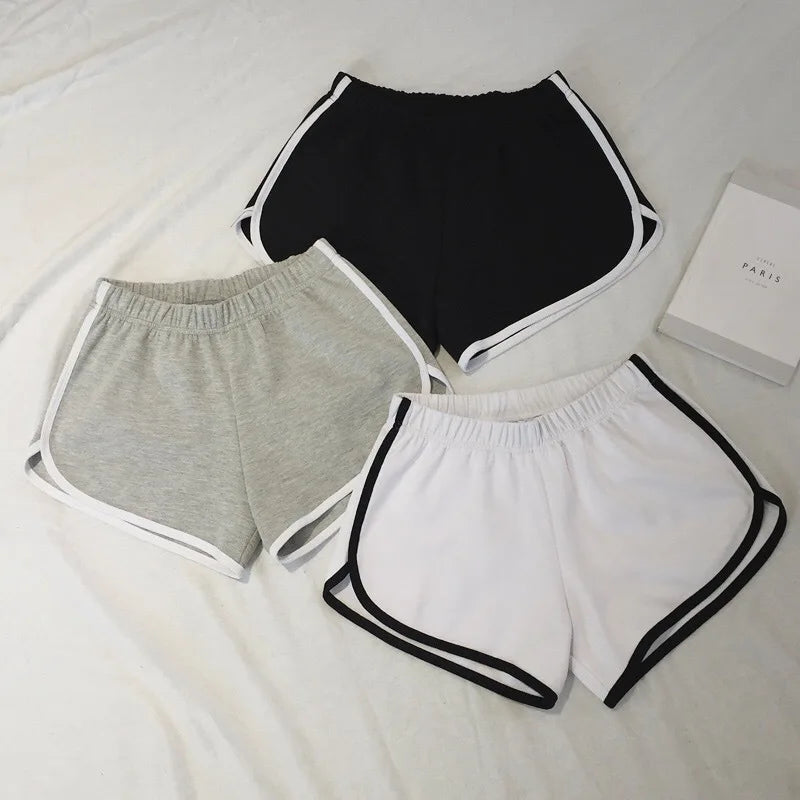 Women's Loose Fit Elastic Shorts, Quick Dry Summer Running & Fitness