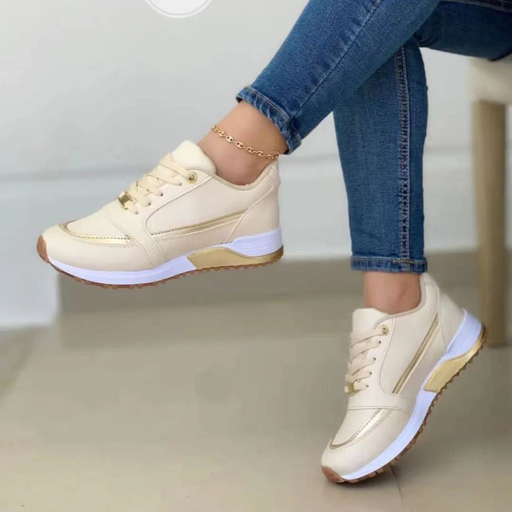 Women's Orthopaedic Trainers for Comfort and Support Beige