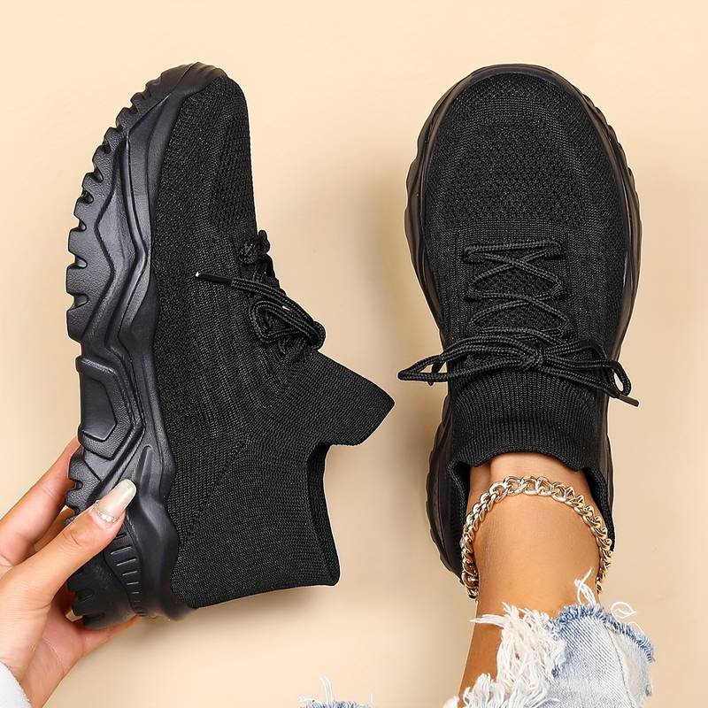 Women's Orthopedic Sneakers for Comfort and Support Black