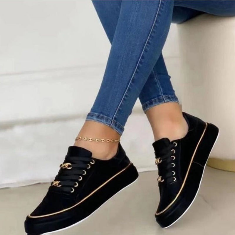 Women's Orthopedic Sneakers for Comfort and Support London Black