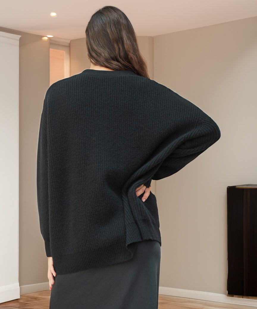 Women's Oversized Ribbed Button Front Cardigan – Cozy & Casual