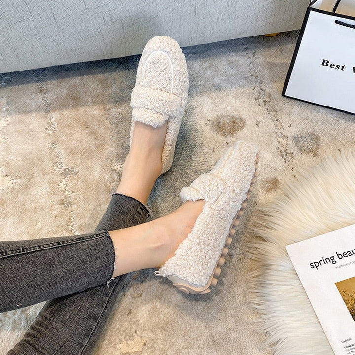 Women's Plush Fleece Cozy Slippers