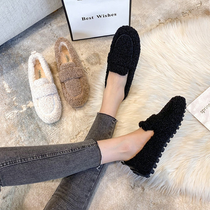 Women's Plush Fleece Cozy Slippers