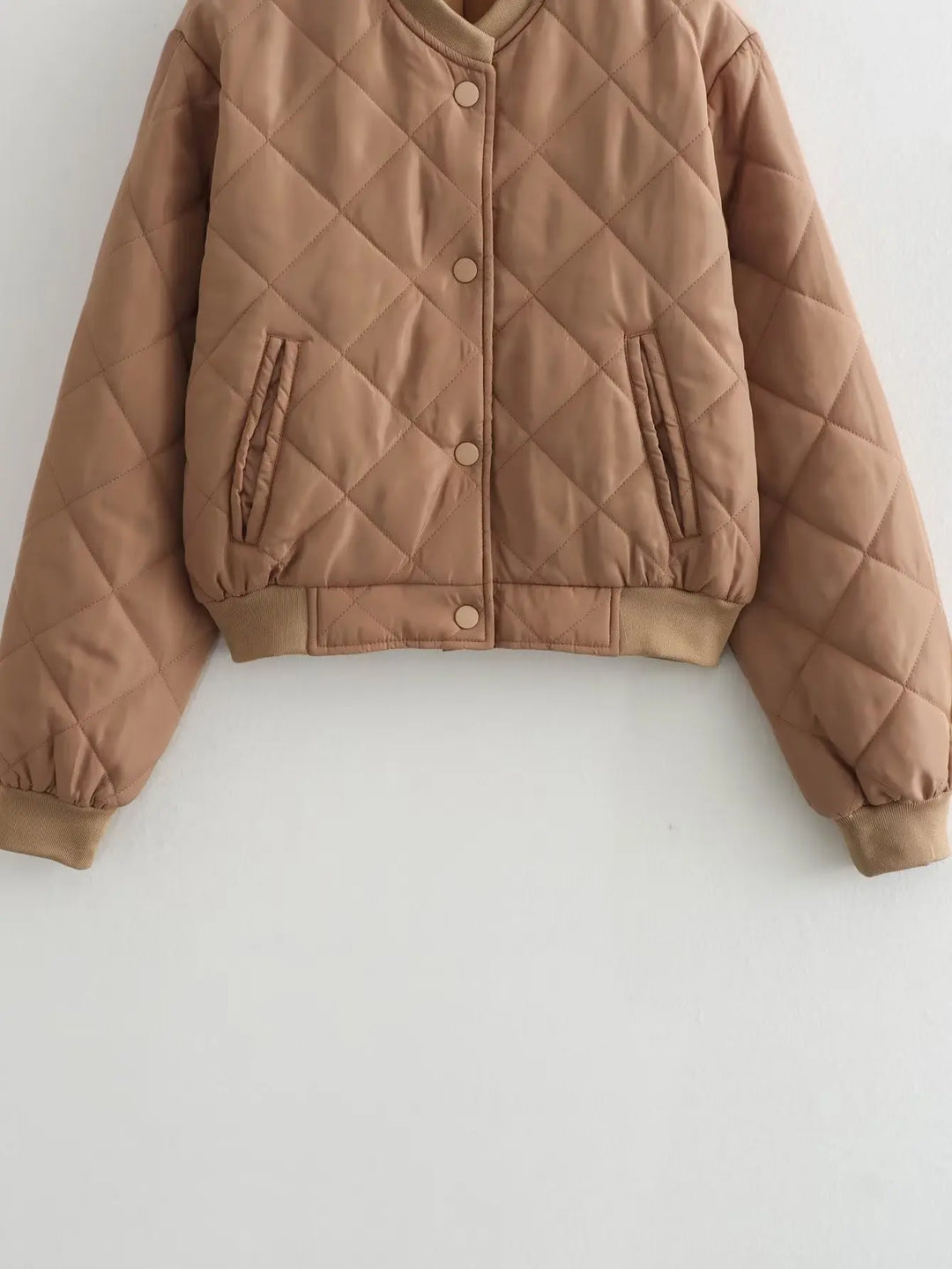Women's Quilted Bomber Jacket