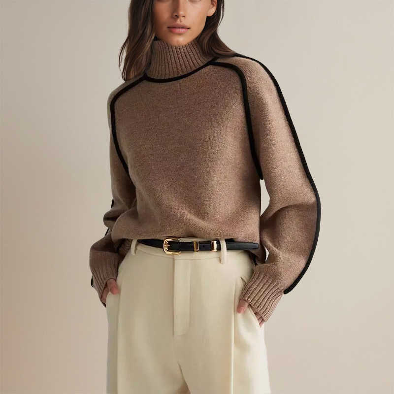 Women's Sculpted Elegance Sweater-MODAUTLET
