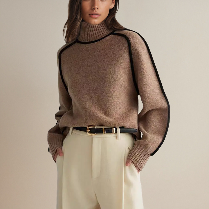 Women's Sculpted Elegance Sweater-MODAUTLET