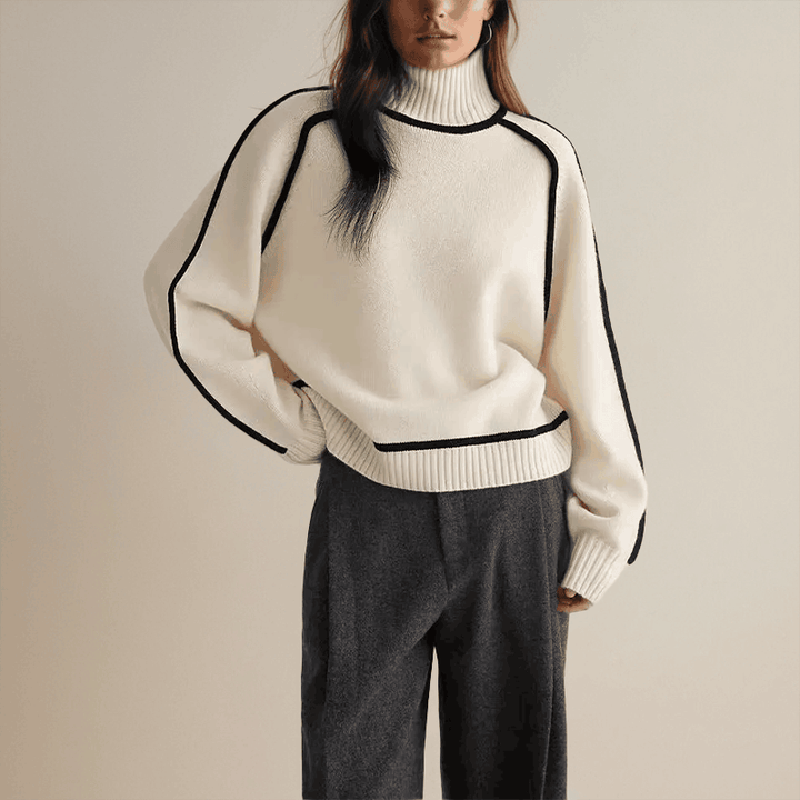 Women's Sculpted Elegance Sweater-MODAUTLET