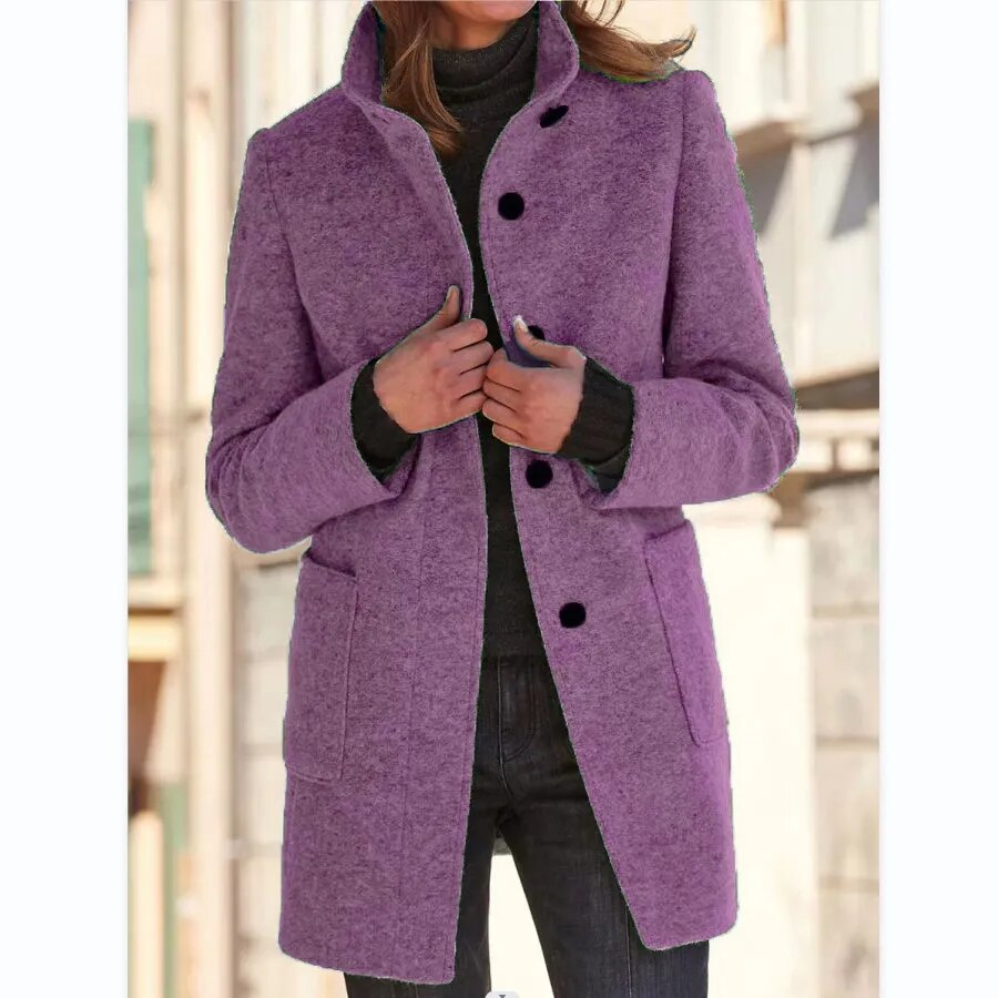 Women's Soft Jacket - Comfortable and Stylish Purple