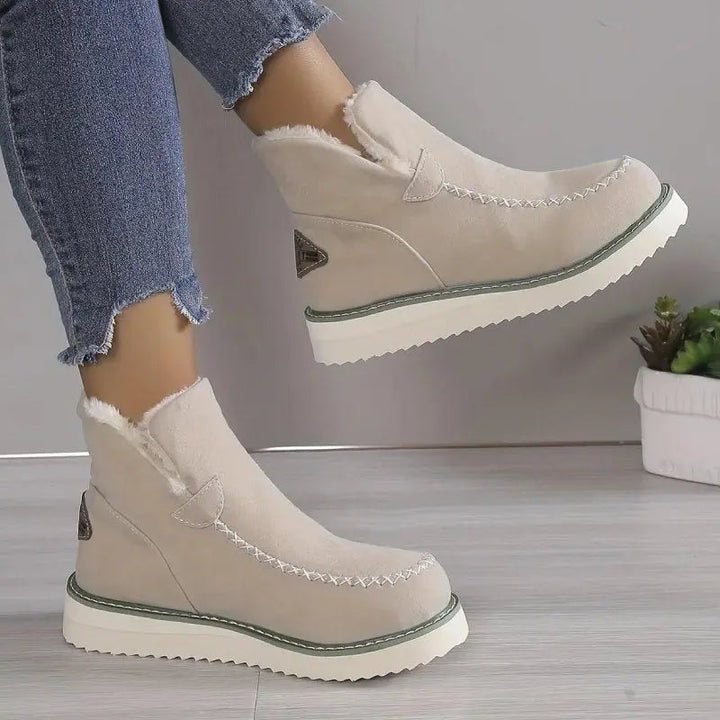 Women's Stylish & Comfortable Non-Slip Thick Sole Boots Beige
