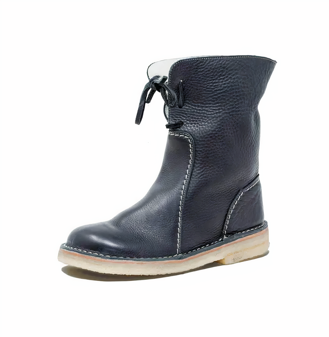 Women's Stylish & Warm Short Snow Boots Black