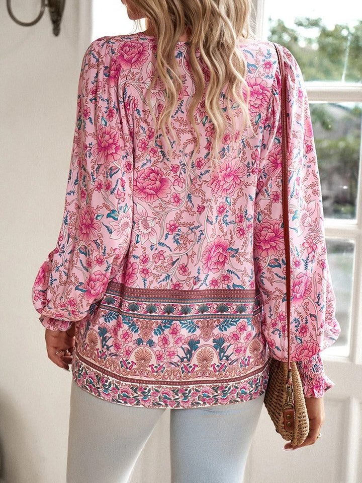 Women's Summer Floral Top - Stylish and Breezy Design
