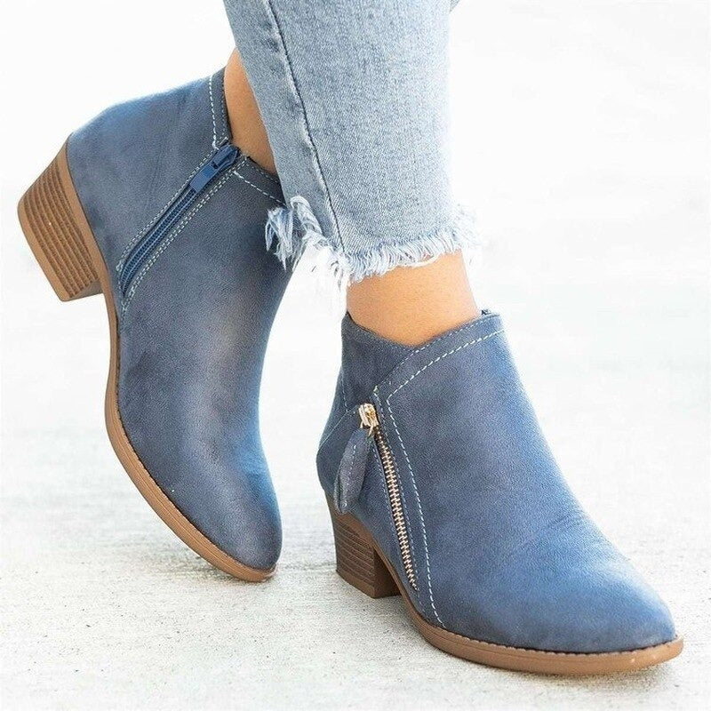 Women's Summer Orthopedic Heels Blue
