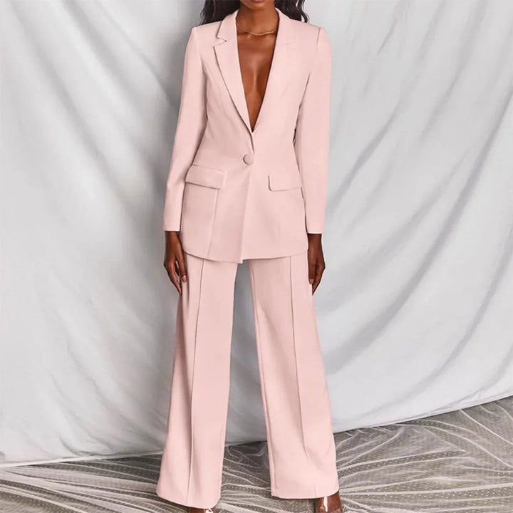 Harper | Blazer comprido e fato de calças largas para mulher
